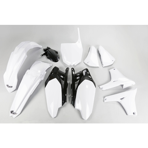 UFO Plastics Kit White for Yamaha YZ450F 2010