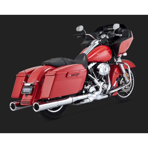 Vance & Hines V16455 Hi-Output Slip-On Mufflers for Touring 95-15