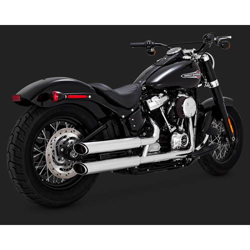 Vance & Hines V16875 Twin Slash 3 Inch Slip-Ons Softail 18-Up (excludes FXFB/FLDE/FLHC-All)