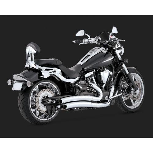 Vance & Hines V26501 Big Radius 2-2 Exhaust for Yamaha Raider 08-13