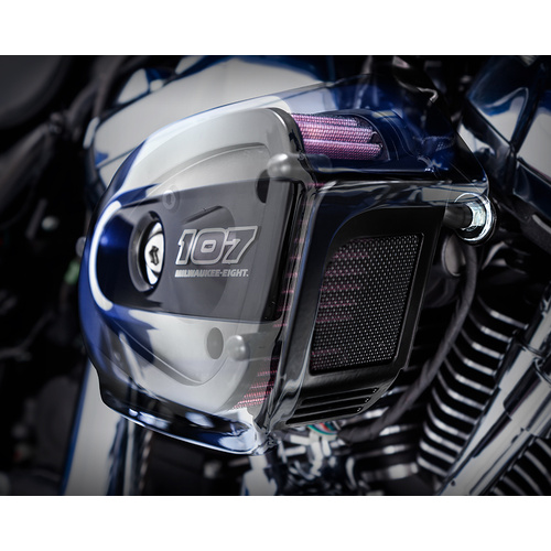 Vance & Hines V71035 VO2 Naked Air Intake Clear for Touring 17-Up (Works with stock cover)