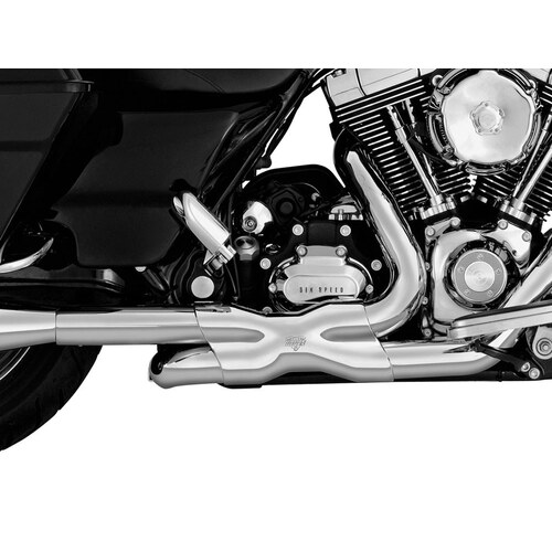 Vance & Hines VH-16332 Power Duals Right Side Tuck & Under Headers Chrome for Touring 09-16