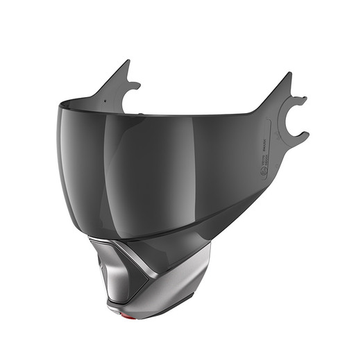 Shark Replacement Dark Smoke Visor & Chinbar for Evojet Helmets Dual Blank Anthracite/Black