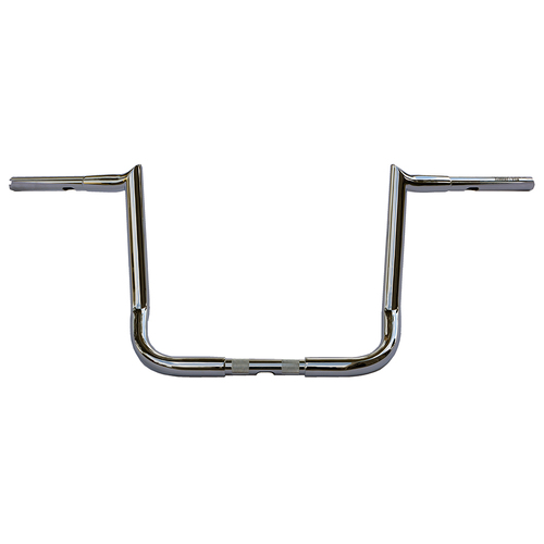 Wild 1 Inc WO594 14" x 1-1/4" Chubby Bagger Hooked Ape Hanger Handlebar Chrome for Ultra/Street Glide 96-Up