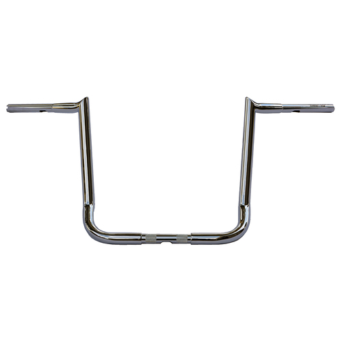 Wild 1 Inc WO596 16" x 1-1/4" Chubby Bagger Hooked Ape Hanger Handlebar Chrome for Ultra/Street Glide 96-Up