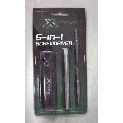 X-Tech XTMT021 6-in-1 Screwdriver