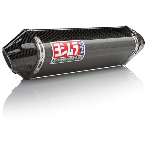 Yoshimura Street Series TRC Carbon Bolt-On Dual Mufflers w/Carbon End Cap for Kawasaki Ninja ZX-10R 06-07