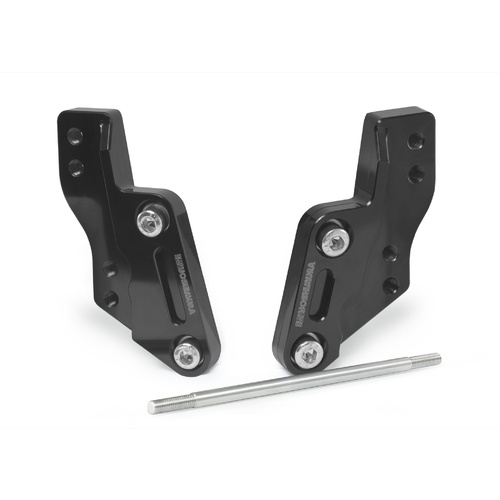 Yoshimura Works Edition Rear Bracket Set (Black) for Kawasaki Ninja 250R 08-12/Ninja 300 13-17