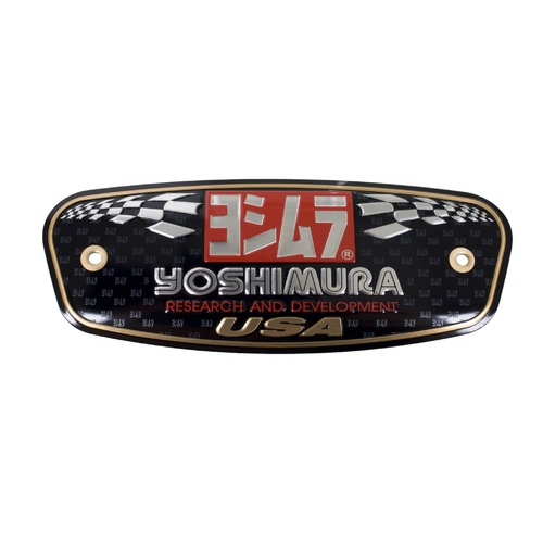 Yoshimura Muffler Badge for R-77 Mufflers