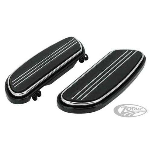 Zodiac Z057198 Swept Streamliner Driver Floorboards Black