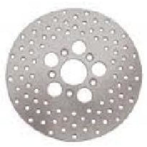 Zodiac Z144066 Drilled Steel 10" x 2 13/32" Disc Rotor w/5/16" Countersunk Hole for FX/FXR/Sportster 77-83 w/Dual Disc