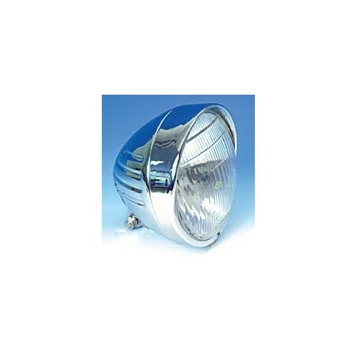 Zodiac Z160565 Springer Grooved 5 3/4" Headlight w/Diamond Cut