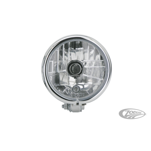 Zodiac Z160874 5 3/4" Bottom Mount Headlight Chrome