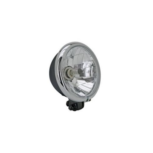 Zodiac Z165402 Classic 5.75" Inch Bezel Headlight Black & Chrome EU Approved (Easy-R)