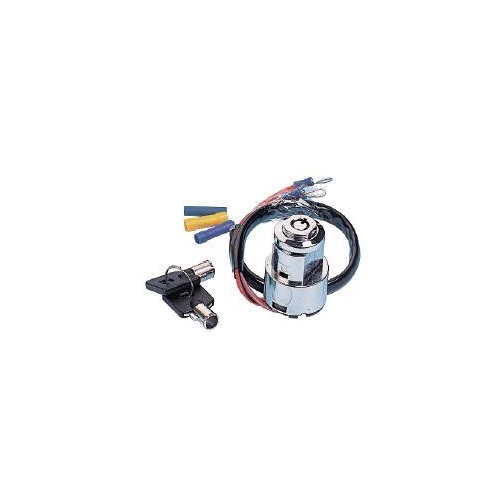 Zodiac Z370130 Ignition Switch 3 Positions w/Round Keys for Dyna 97-04 (excludes FXDWG)